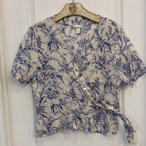 H&M Crossober Blouse Linen